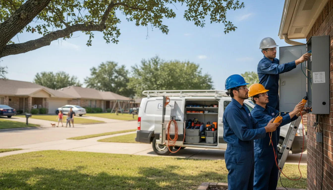Certified electrician providing emergency electrical services in New Salem, ND